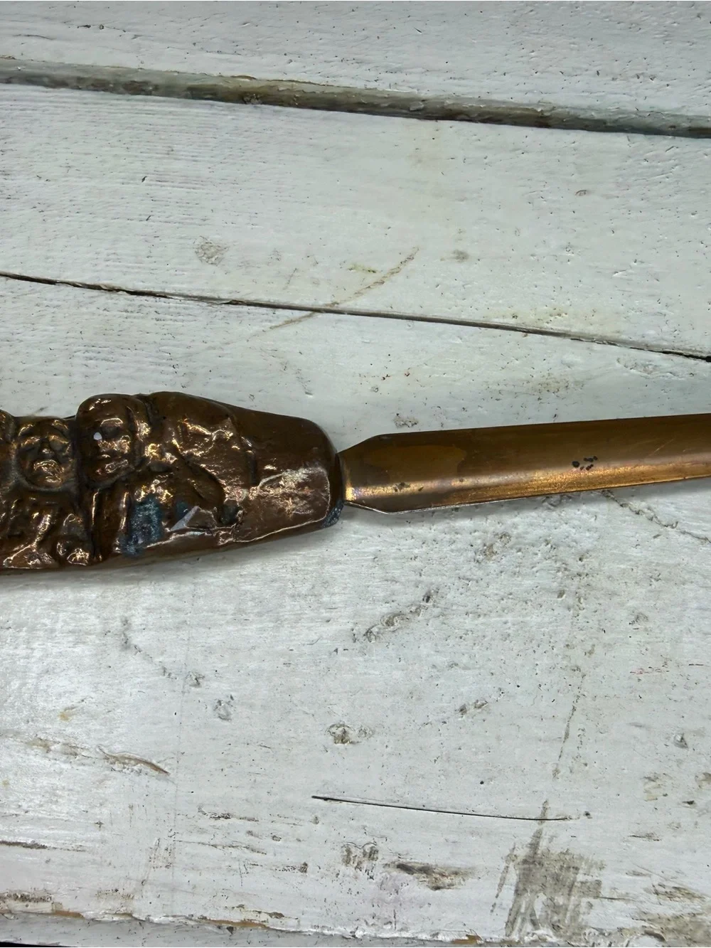 Vintage Mount Rushmore National Memorial Copper letter opener souvenir